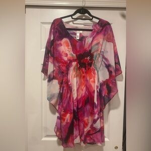 WORN ONCE || Emma & Michele Pink and Purple Floral Dress